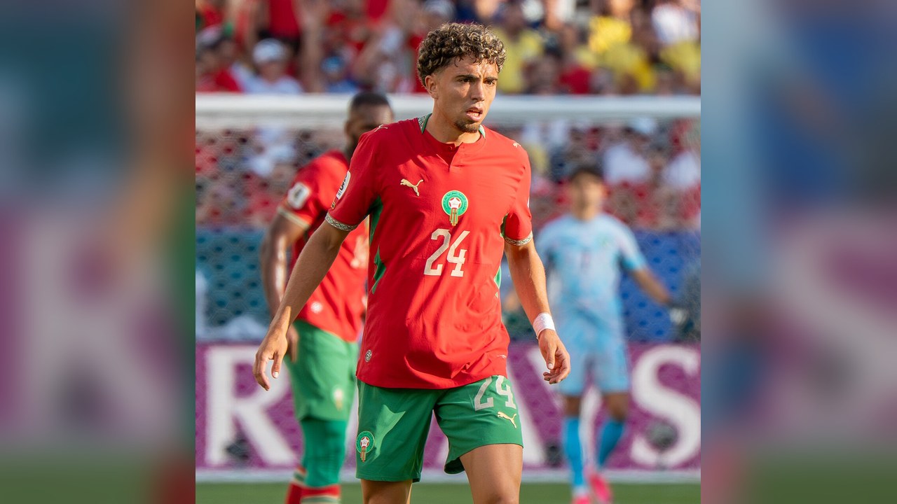 Neil El Aynaoui, Fas Millî Takımı forması ile — Fenerbahçe'nin transfer gündemindeki Romalı orta saha (arşiv, 2026 Dünya Kupası)